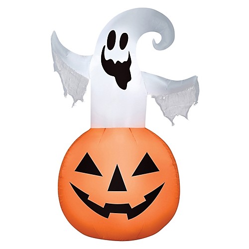 Featured Image for Airblown Ghost Jack-O’-Lantern Inflatable