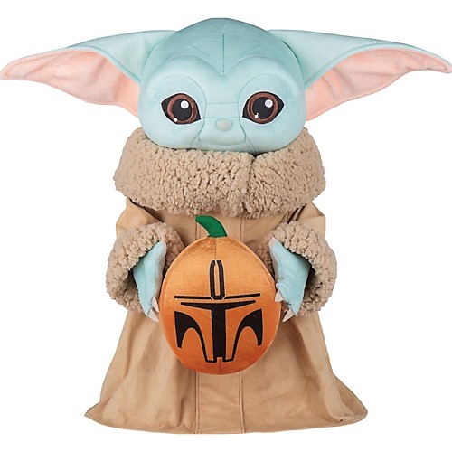 Featured Image for 18″ Halloween Greeter – Star Wars Child with Pumpkin