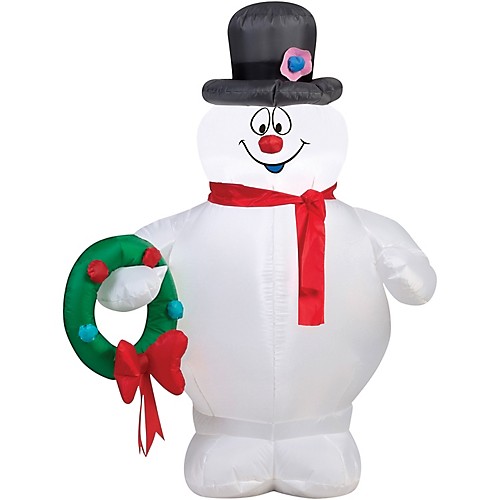 Featured Image for Airblown Frosty Holding Wreath