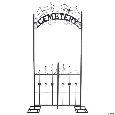 8.5Foot Cemetery Archway Gate Halloween Decoration Oriental Trading