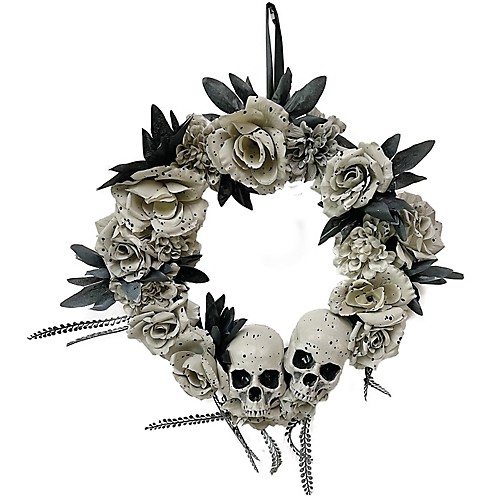 Featured Image for Wreath With Skull & Roses