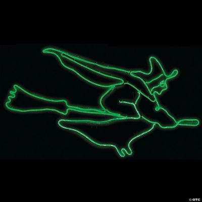 Featured Image for Short Flying Witch “Light Glo” LED Neon Sign