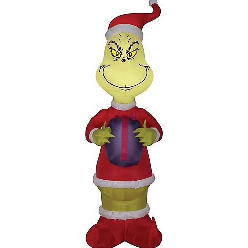 Featured Image for Airblown Grinch with Present – Small