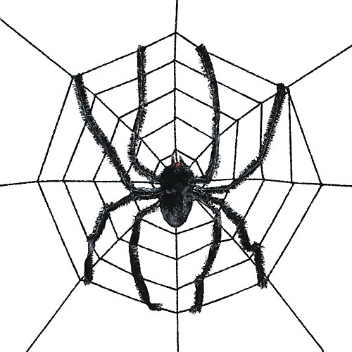 Featured Image for 8′ Spiderweb with Spider