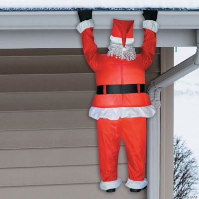 Outdoor 78 Blow Up Inflatable Hanging Santa Oriental Trading