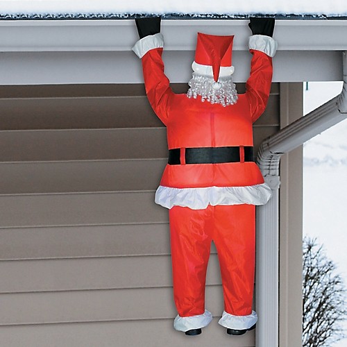 Featured Image for Airblown Santa Hanging From Roof Inflatable