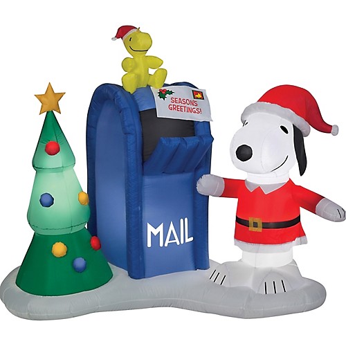 Featured Image for Airblown Snoopy & Woodstock with Mailbox Inflatable Scene – Peanuts