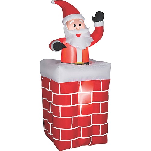 Featured Image for Airblown Santa Chimney Inflatable