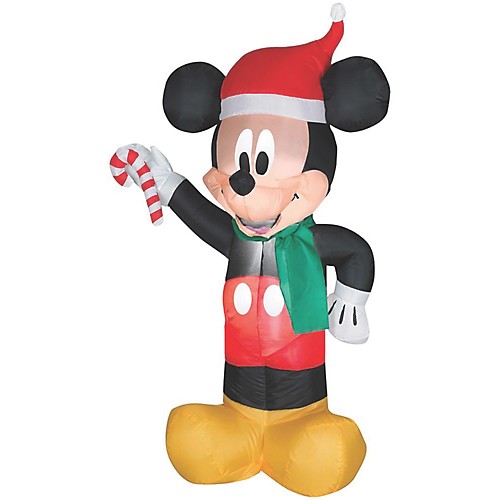 Featured Image for Airblown Mickey Mouse Santa with Candy Inflatable