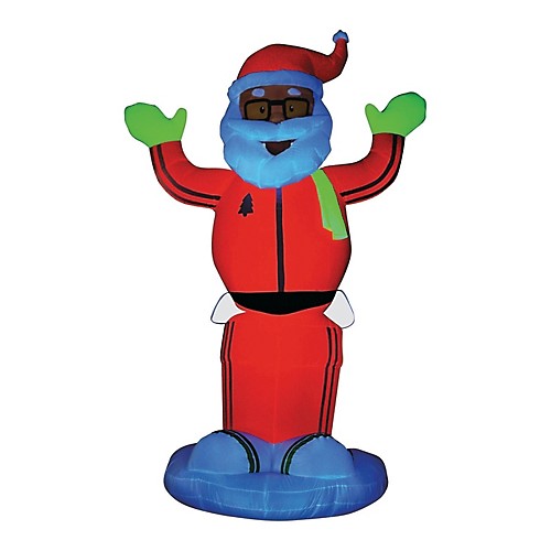 Featured Image for Airblown Animated Neon Dancing Santa Inflatable