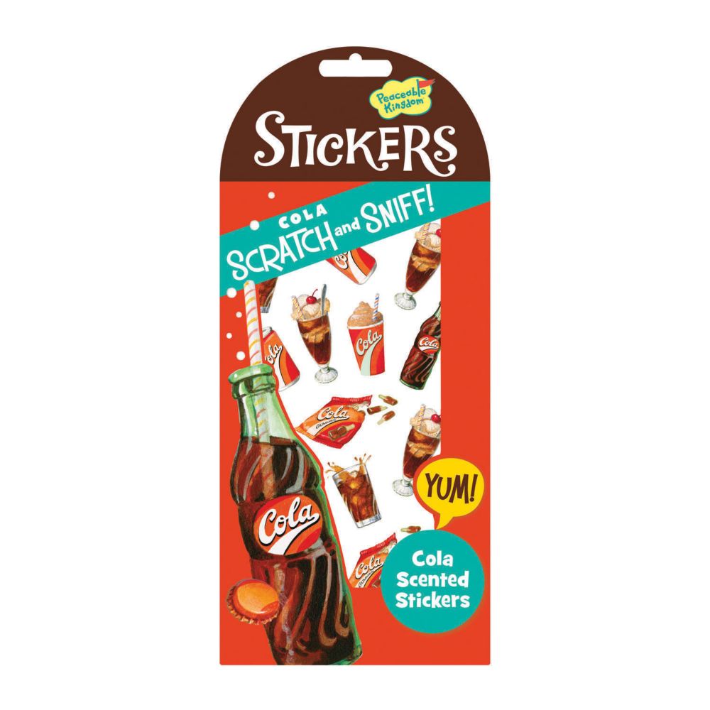 Cola Scratch & Sniff Stickers: Pack of 12 From MindWare