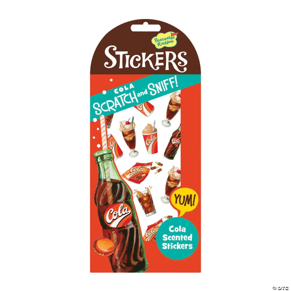 Cola Scratch & Sniff Stickers: Pack of 12 From MindWare