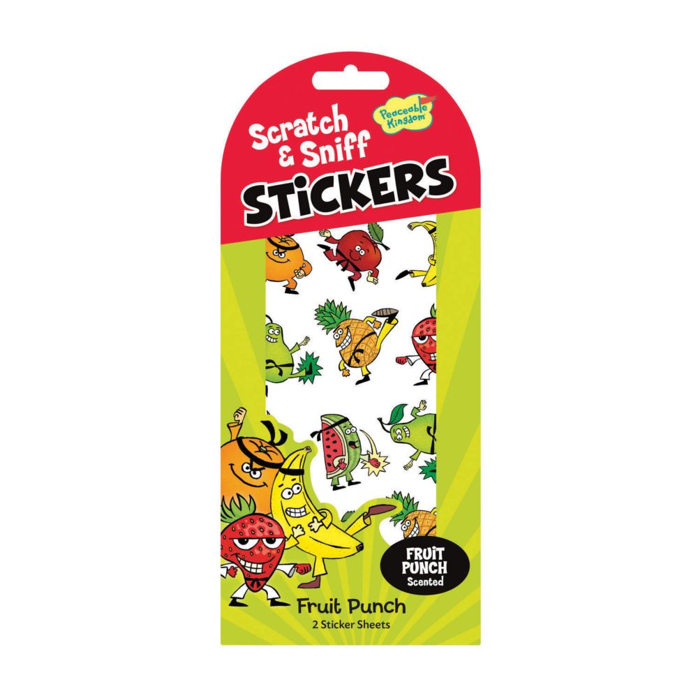 Fruit Punch Scratch & Sniff Stickers: Pack of 12 From MindWare