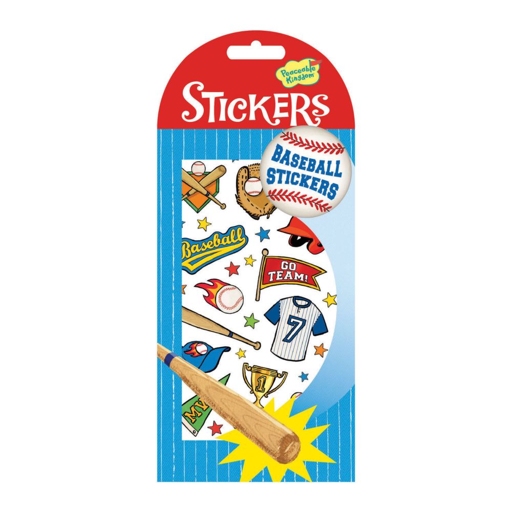 Baseball Stickers: Pack of 12 From MindWare