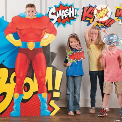Superhero Party Supplies | Superhero Birthday Party Games, Favors