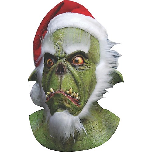 Featured Image for Green Santa Latex Mask