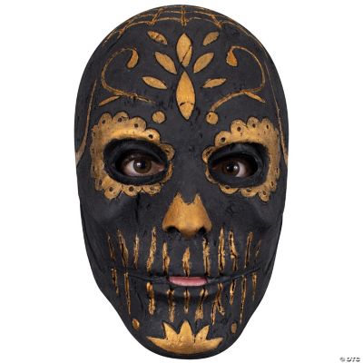 Featured Image for Day of the Dead Golden Carving Catrina Mask