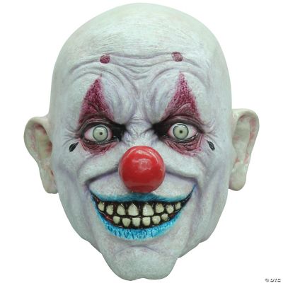 fløjl Ampere Afrika Adult Crappy The Clown Mask | Oriental Trading