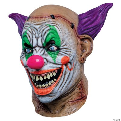 Silicium etiquette Denk vooruit Psycho Neon Clown Latex Mask | Oriental Trading