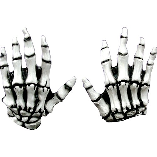 Featured Image for Junior Skeleton White Latex Hands