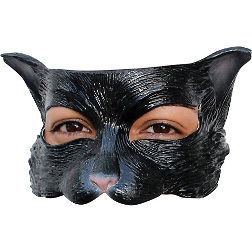 Featured Image for Black Kitty Latex Half Mask
