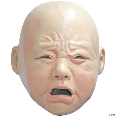 Forslag uklar regn Crying Baby Latex Mask | Oriental Trading