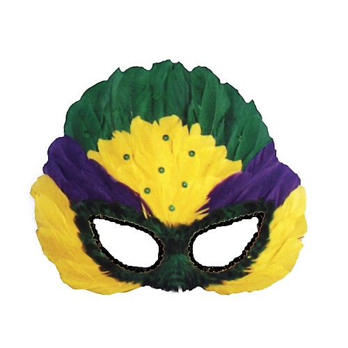 Featured Image for Sequin Feather Mardi Gras Mask