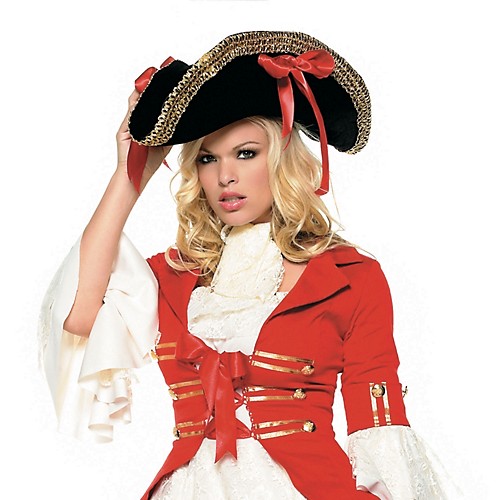Featured Image for Black Pirate Hat with Ribbons