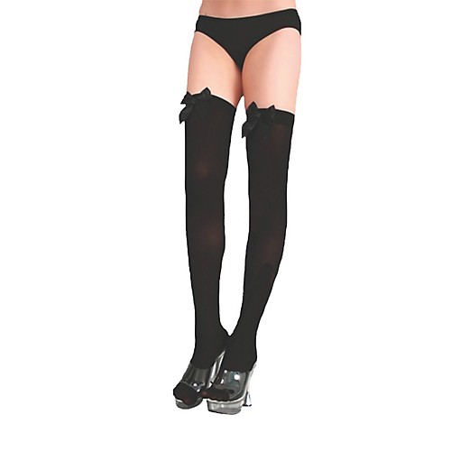 Featured Image for Nylon Thigh-Highs with Bow