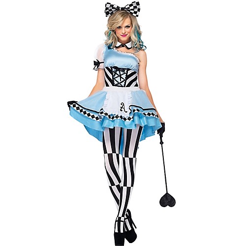 Featured Image for Women’s Plus Size Psychedelic Alice Costume