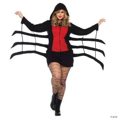 Featured Image for Women’s Plus Size Cozy Black Widow Spider Costume