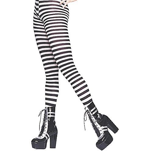 Featured Image for Plus Size Nylon Striped Tights