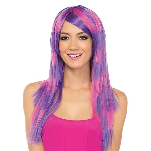 Featured Image for Cheshire Cat Layered Two-Tone Wig
