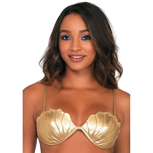 Featured Image for Gold Mermaid Shell Bra
