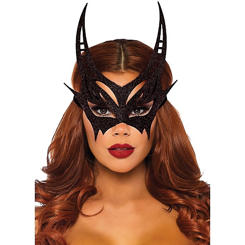 Featured Image for Women’s Black Glitter Mask