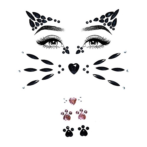 Featured Image for Animal Jeweled Face Sticker
