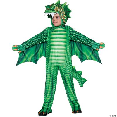 Featured Image for Toddler Green Dragon Printed