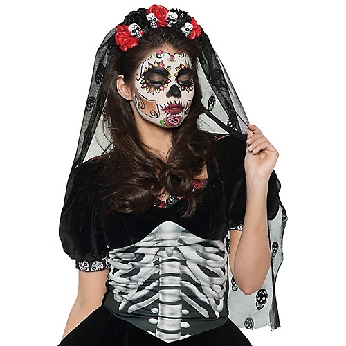Featured Image for Day of the Dead Mantilla