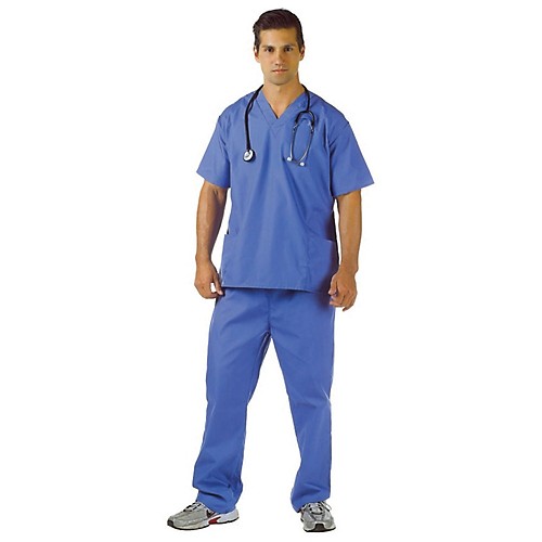Featured Image for Men’s Blue Hospital Scrubs