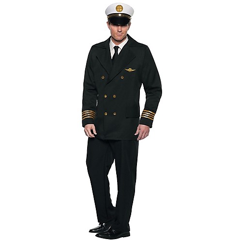 Featured Image for Deluxe Pan Am Air Pilot Adult Costume