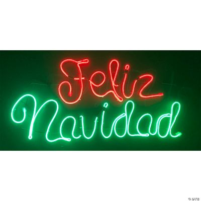 Featured Image for Lighted Feliz Navidad Sign