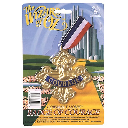 Featured Image for 4″ Badge of Courage Prop – Wizard of Oz