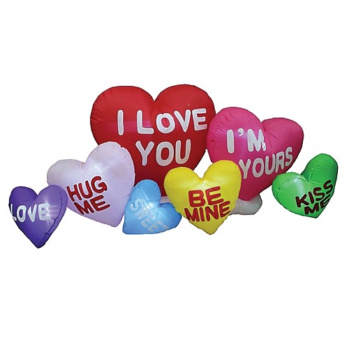 Featured Image for 6.5′ I Luv U Hearts Inflatable