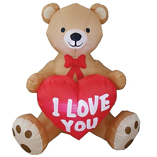 Featured Image for 4′ I Luv U Bear Inflatable