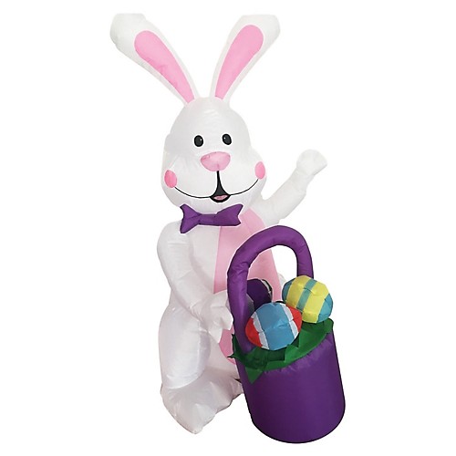 Featured Image for 4′ Inflatable Bunny with Basket