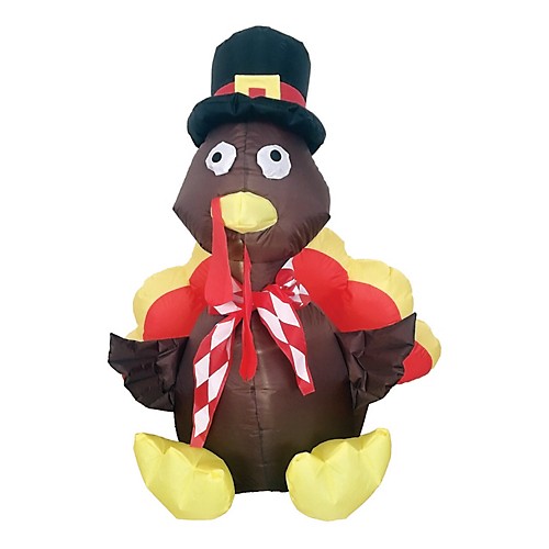 Featured Image for 4′ Inflatable Turkey LED Light