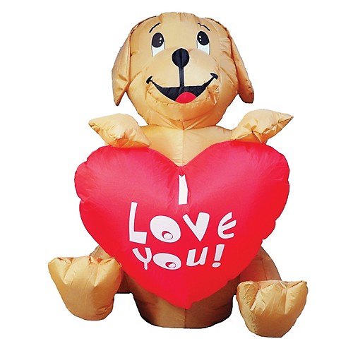 Featured Image for 4′ Inflatable Dog with Heart