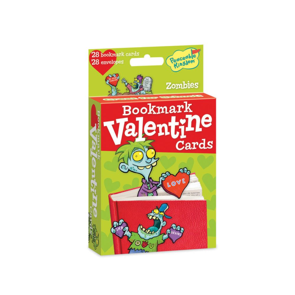 Zombie Bookmark Valentines From MindWare