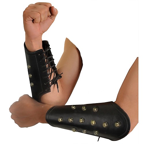 Featured Image for Leather Arm Guards Studs