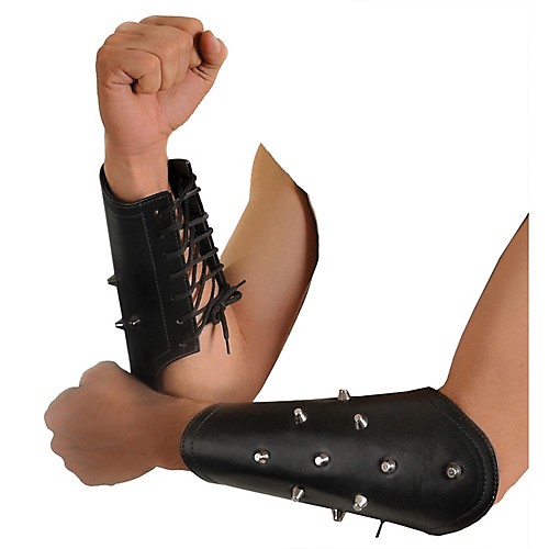 Featured Image for Leather Arm Guards Spikes